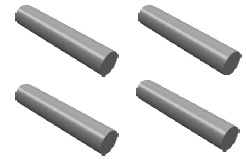 T50用于镶制钻进中硬地层自磨式取岩心钻头